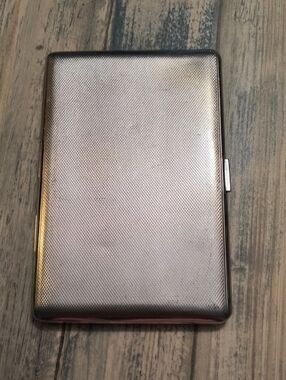 Vintage Cigarette Case Parker Pen England Chrome